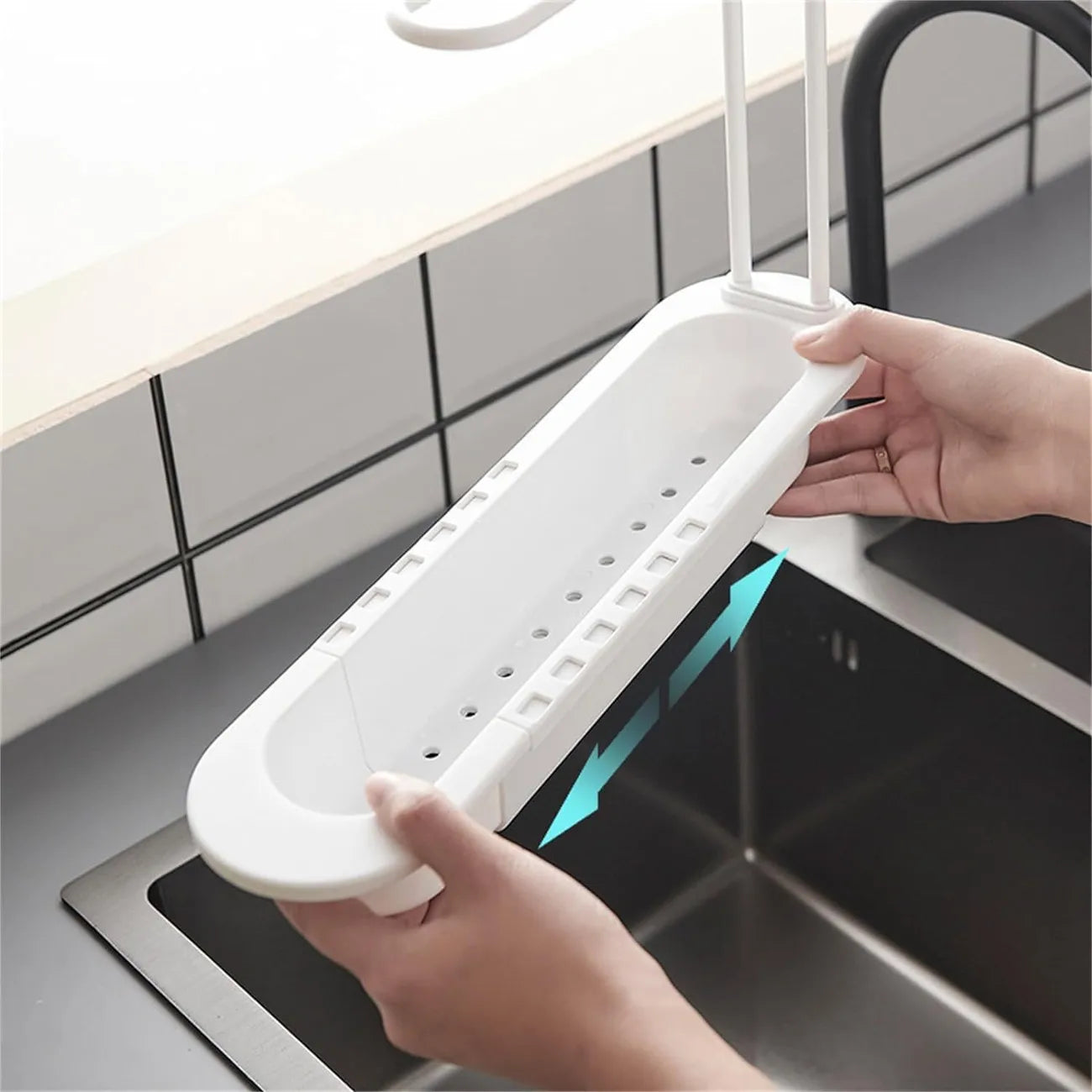 Telescopic Sink Storage Rack (Premium Quality)