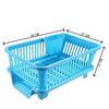 3 in 1 Large Durable Plastic Kitchen Sink Dish Drainer Rack (Premium Quality)