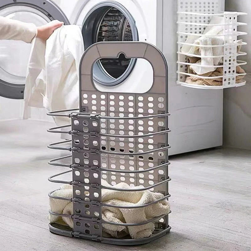 Collapsible Hanging Laundry Basket