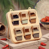 Multipurpose Mini Spice Jars With Stand