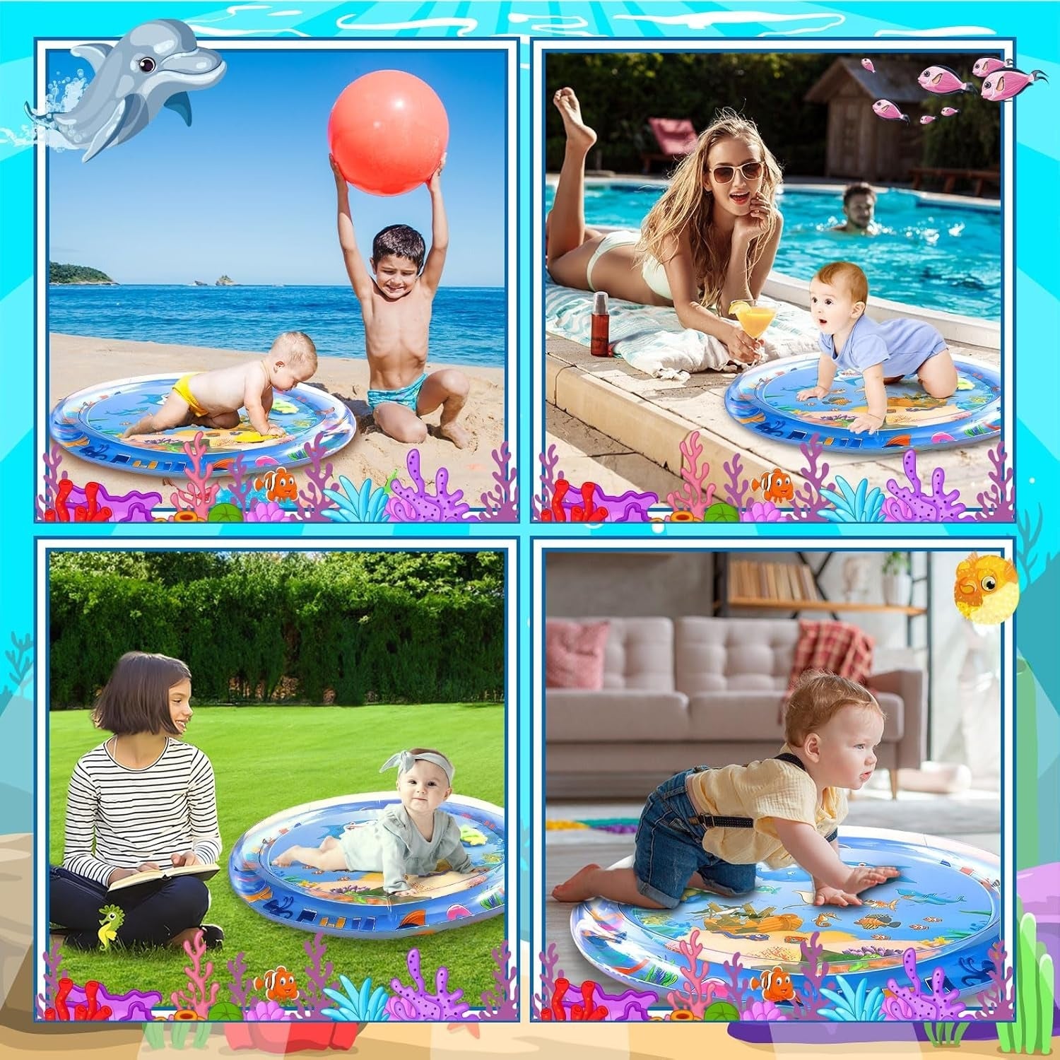 Inflatable Water Mat For Babies & Pets