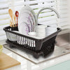 3 in 1 Large Durable Plastic Kitchen Sink Dish Drainer Rack (Premium Quality)
