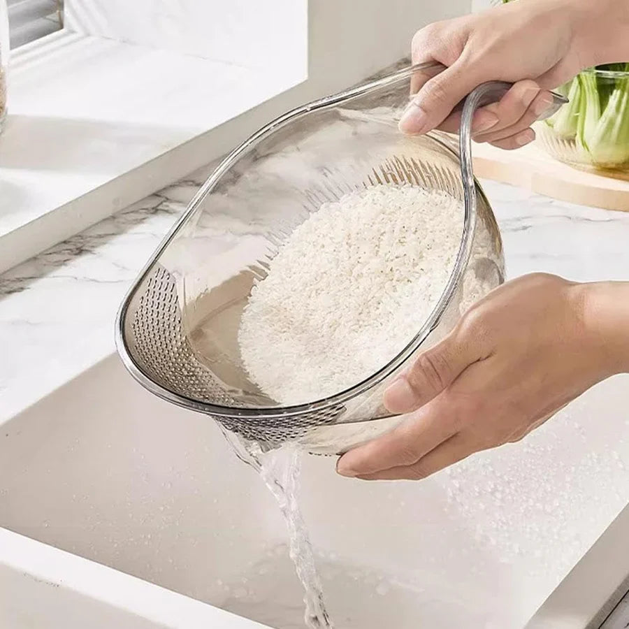 Rice Washer Strainer Bowl (Imported Quality)