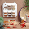 Multipurpose Mini Spice Jars With Stand