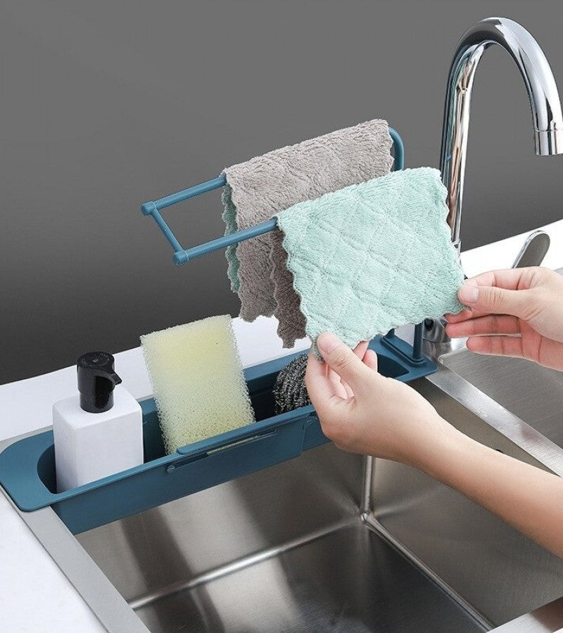 Telescopic Sink Storage Rack (Premium Quality)